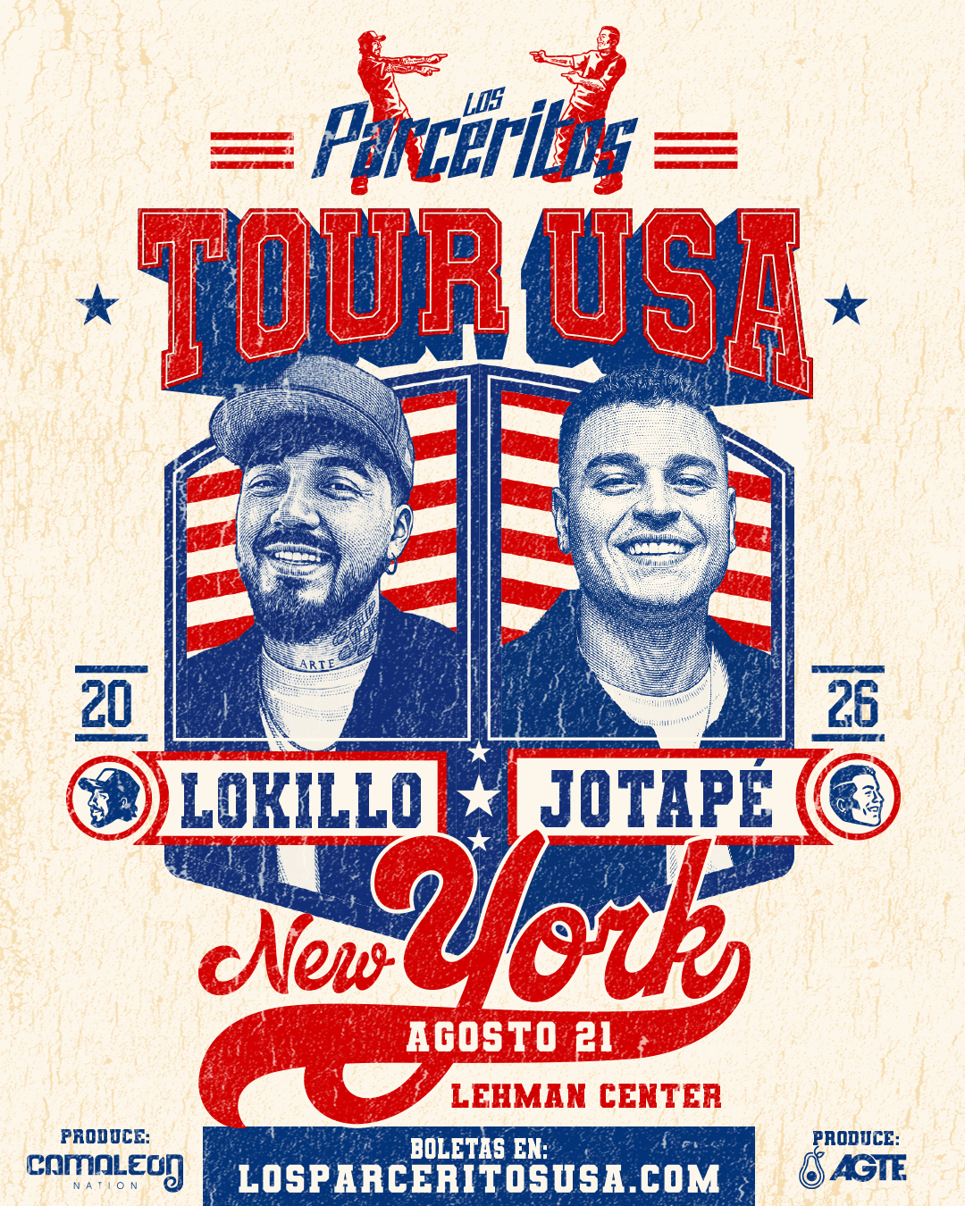 Afiche del show en New York — Lehman Center for the Performing Arts, 21 AGO 2026